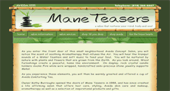 Desktop Screenshot of maneteasers.com